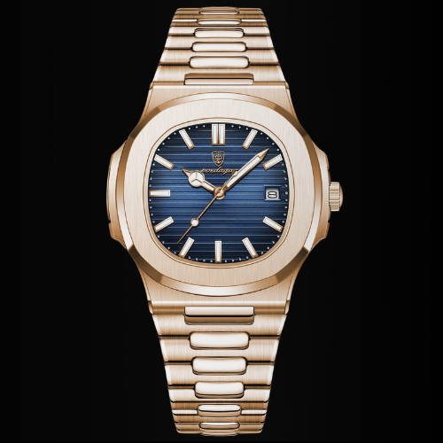 The Hudson Monarch - Poedagar Rose Gold Nautical Watch