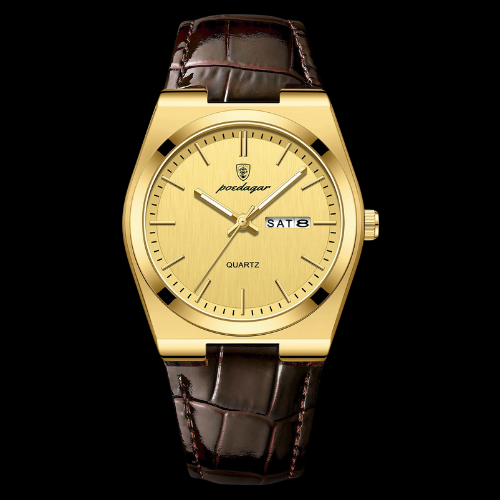 The Hudson Diplomat" - Poedagar Leather Day-Date