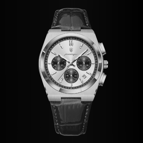 The Hudson Maverick - Poedagar Leather Chronograph