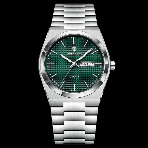 The Hudson Royal - Poedagar Day-Date Waffle Dial