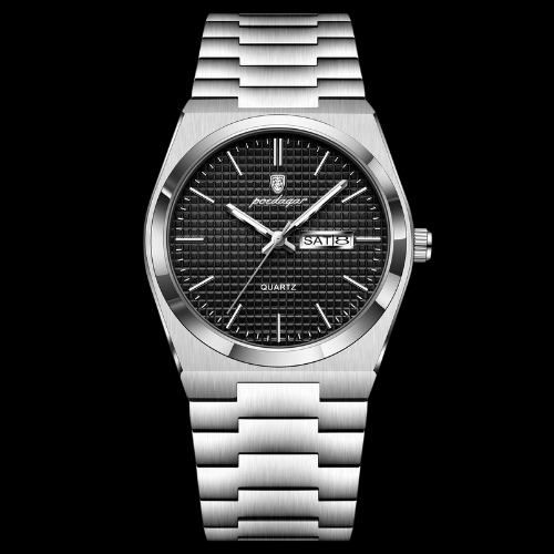 The Hudson Royal - Poedagar Day-Date Waffle Dial