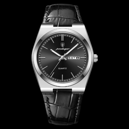 The Hudson Diplomat" - Poedagar Leather Day-Date