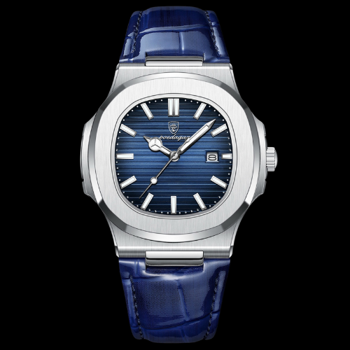 The Hudson Regatta" - Poedagar Nautical Leather Watch