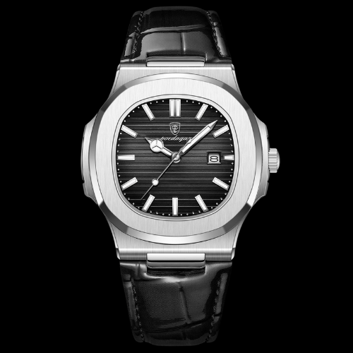 The Hudson Regatta" - Poedagar Nautical Leather Watch