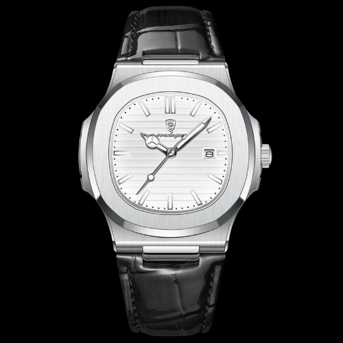 The Hudson Regatta" - Poedagar Nautical Leather Watch