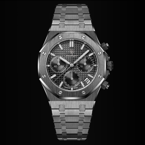 The Hudson Offshore - Poedagar Octagonal Waffle Chronograph