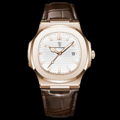 The Hudson Regatta" - Poedagar Nautical Leather Watch