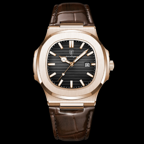 The Hudson Regatta" - Poedagar Nautical Leather Watch