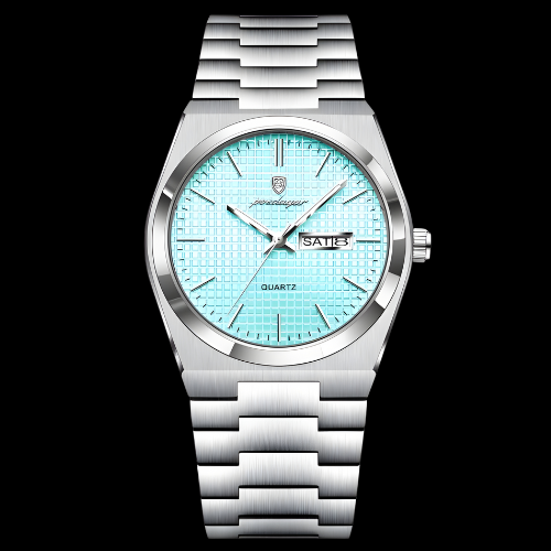 The Hudson Royal - Poedagar Day-Date Waffle Dial