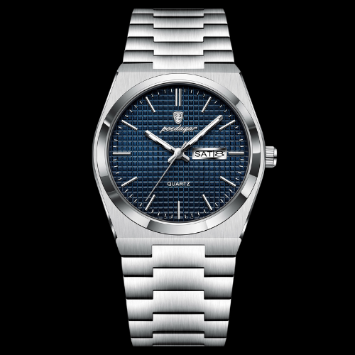 The Hudson Royal - Poedagar Day-Date Waffle Dial